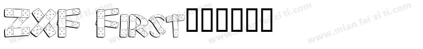 ZXF First字体转换